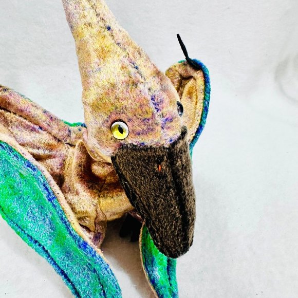 Y2K Ty Beanie Baby SWOOP the Pterodactyl - All Tags/Heart Protector - Picture 7 of 13